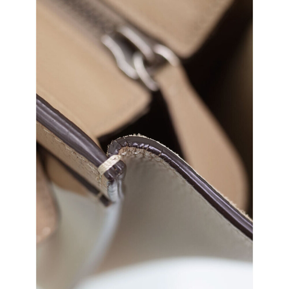 Celine Shopper Tote Shoulder Leather Calfskin Handbag - Picture 6 of 9
